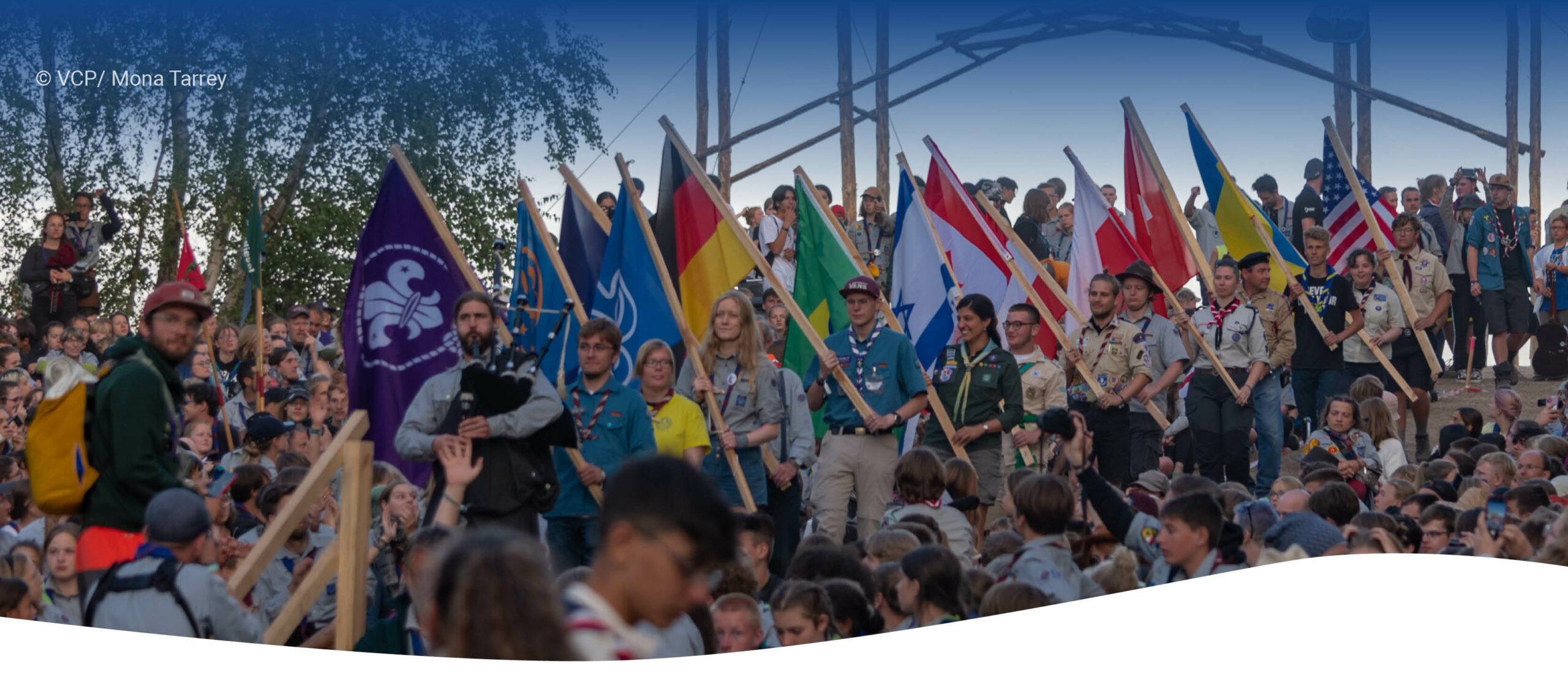 International Guest at the Regional Jamboree in Württemberg, Germany